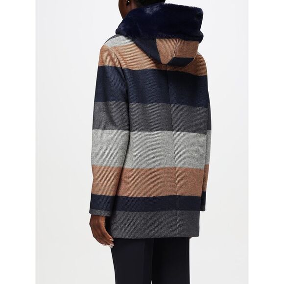 Hanita Coat Woman Blue - Picture 3 of 4